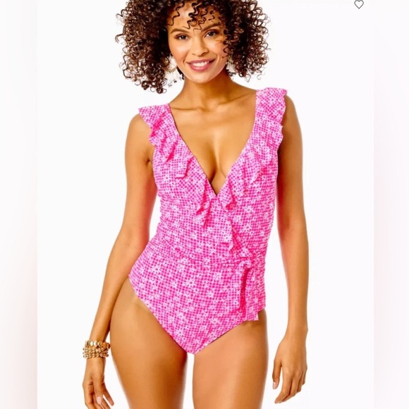 Lilly Pulitzer Delphie one piece size 4 NWT - Picture 7 of 8